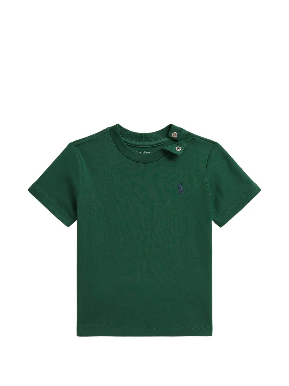 POLO RALPH LAUREN KIDS Pony-embroidered T-shirt - Verde