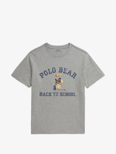 POLO RALPH LAUREN KIDS playera con motivo Polo Bear