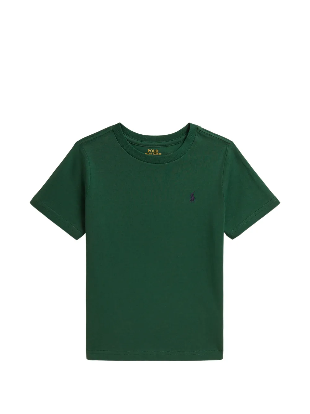 POLO RALPH LAUREN KIDS Pony-embroidered T-shirt - Verde