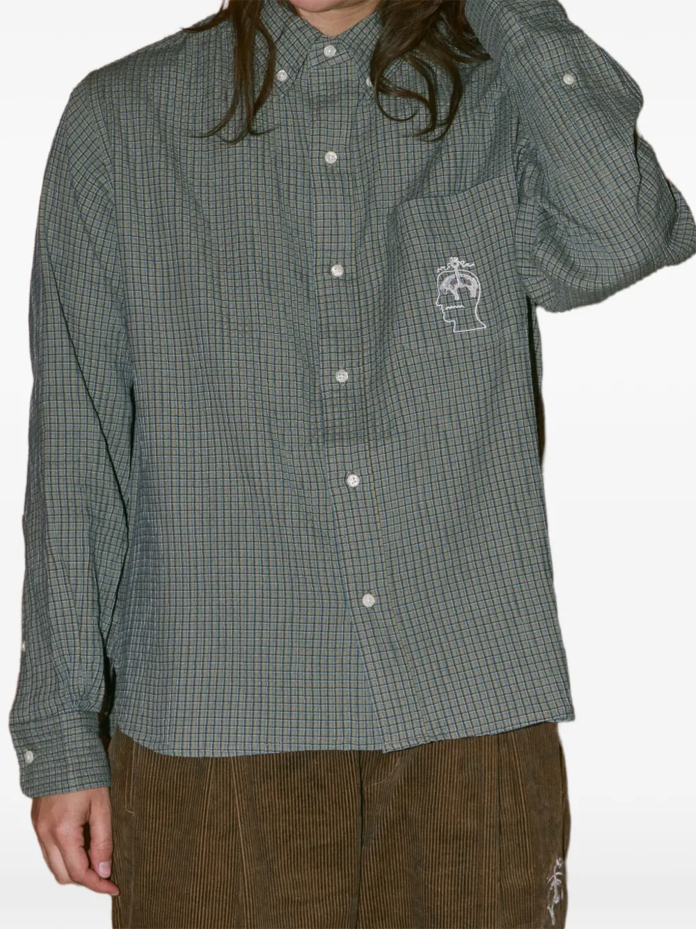 Brooks Brothers X Brain Dead Checked Shirt - Green 