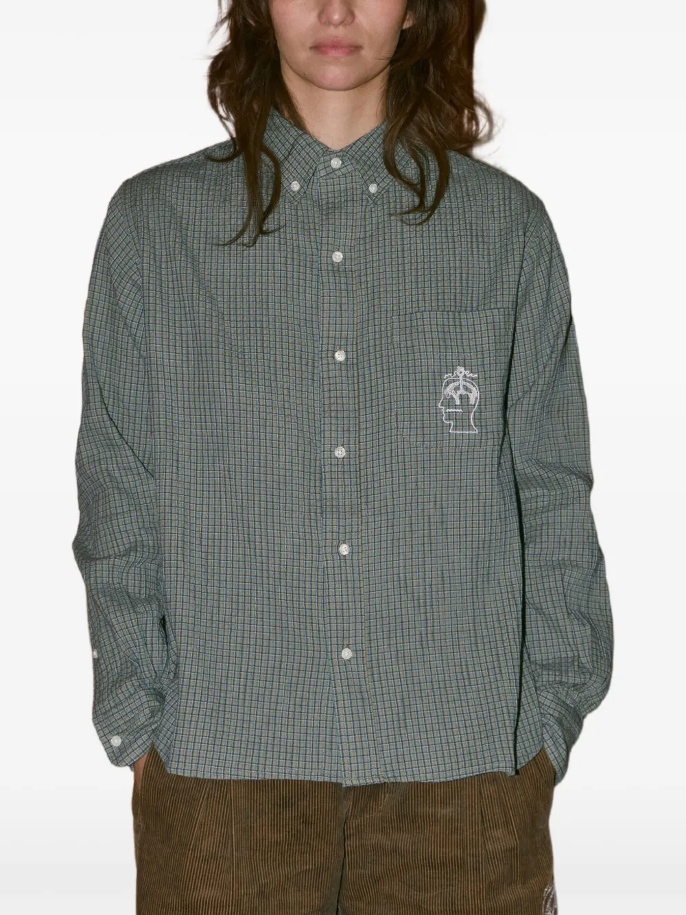 Brooks Brothers X Brain Dead Checked Shirt - Green 
