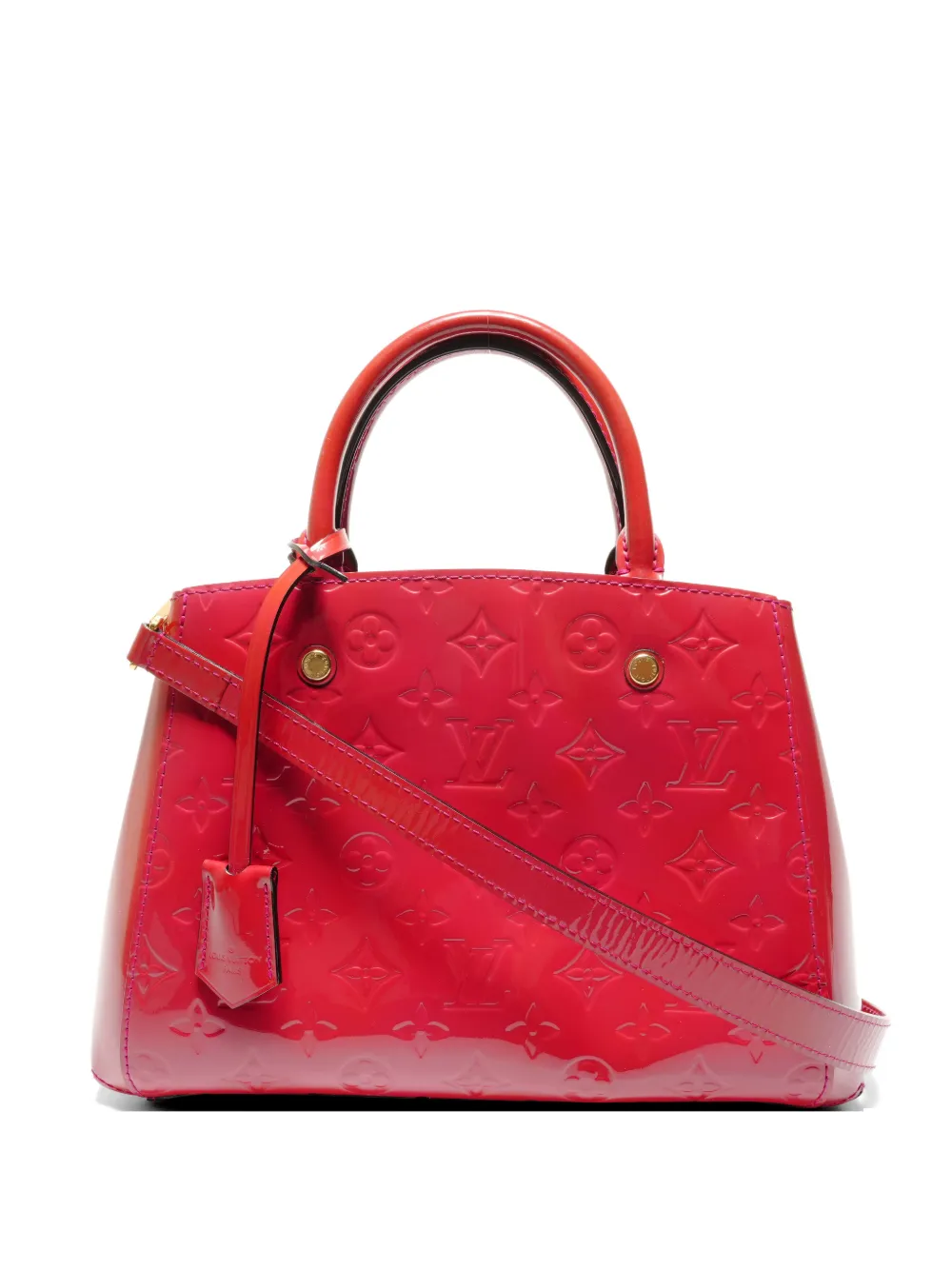 Louis Vuitton Pre-Owned 2015 BB Montaigne handbag - Red