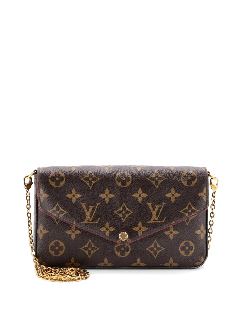 Louis Vuitton Pre-Owned Felicie Pochette Monogram Canvas crossbody bag - Brown