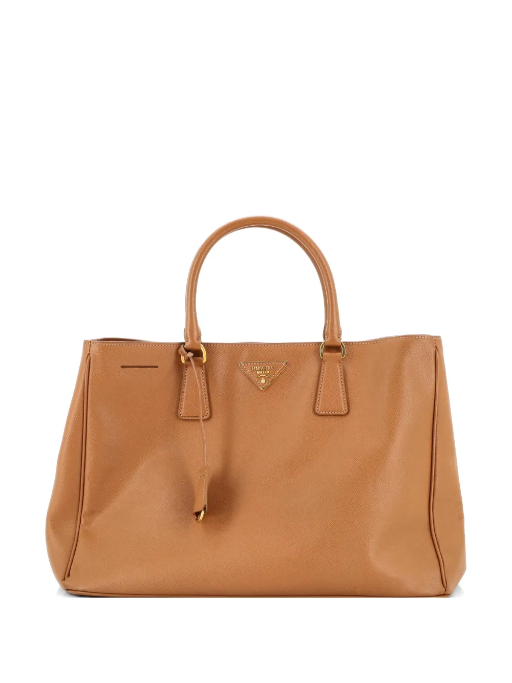 Prada Pre-Owned Lux Open Saffiano Leather North South tote bag - Marrone