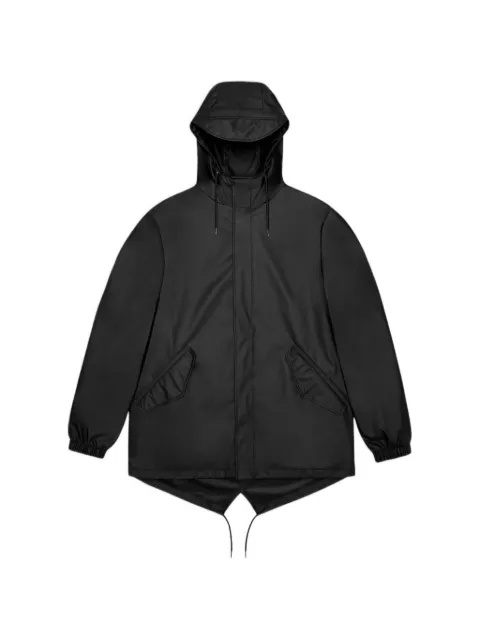 Rains fishtail hooded jacket