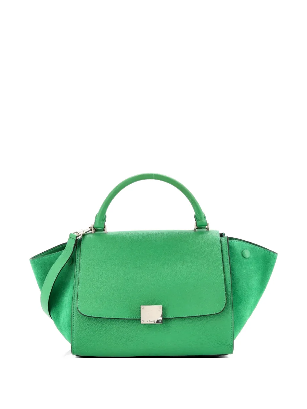 Celine Pre-Owned Trapeze Bag Leather Small satchel - Verde