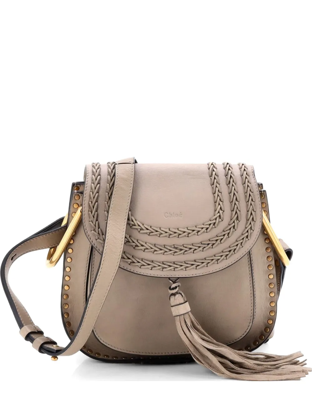 Chloé Pre-Owned Hudson Handbag Whipstitch Leather Small crossbody bag - Toni neutri