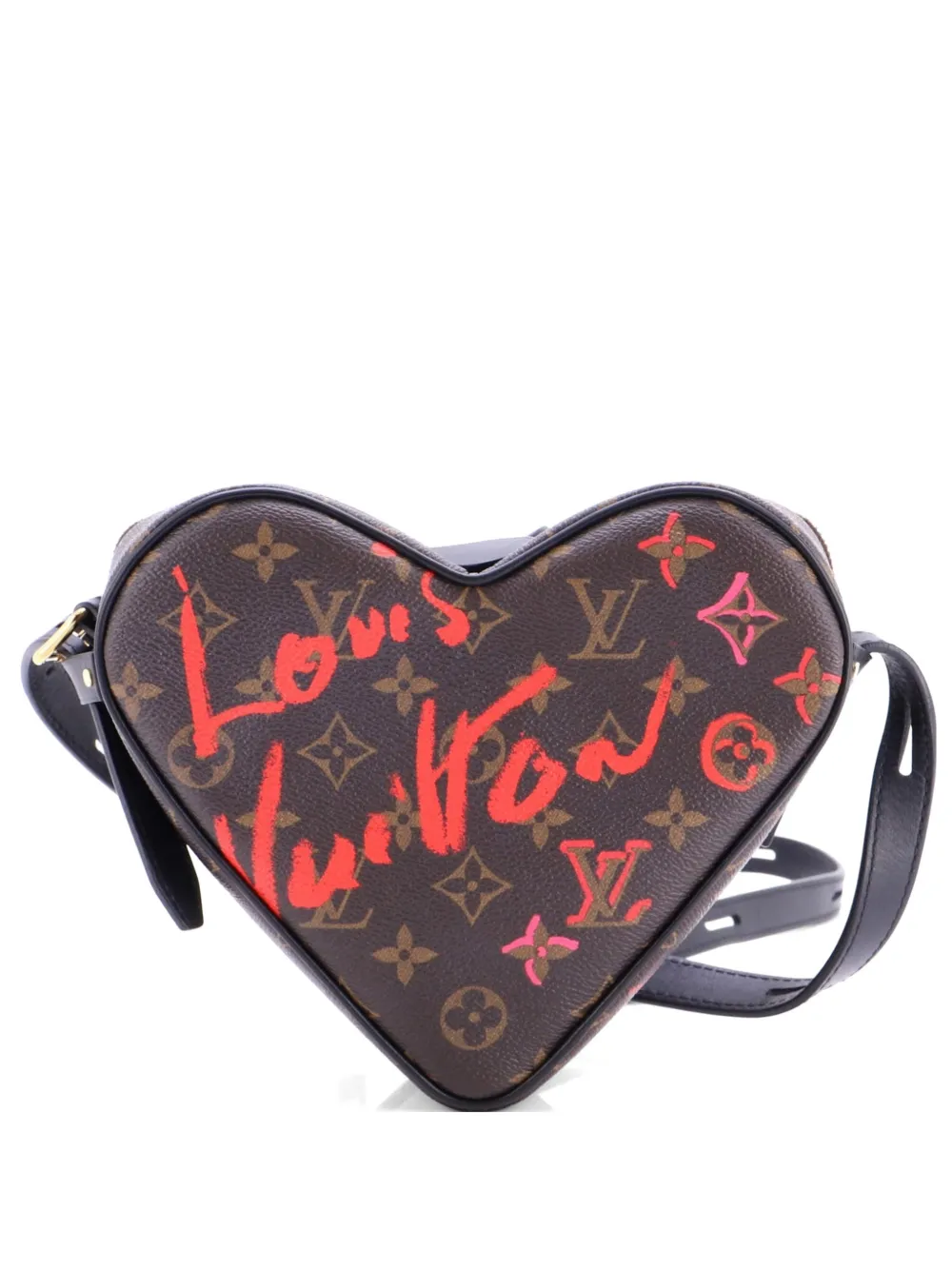 Louis Vuitton Pre-Owned Coeur Handbag Limited Edition Fall in Love Monogram Canvas crossbody bag - Marrone