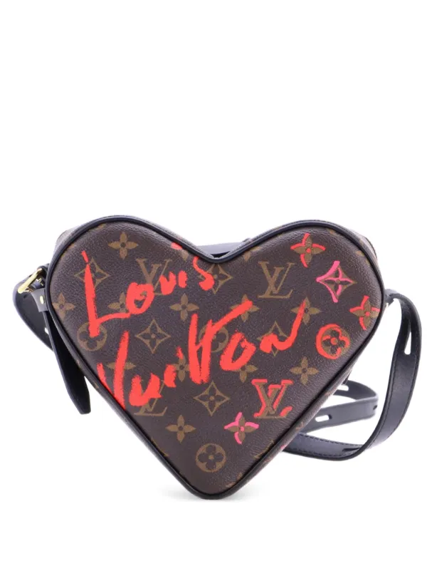 Louis Vuitton Pre-owned Coeur Handbag Limited Edition Fall in Love Monogram Canvas Crossbody Bag in Brown