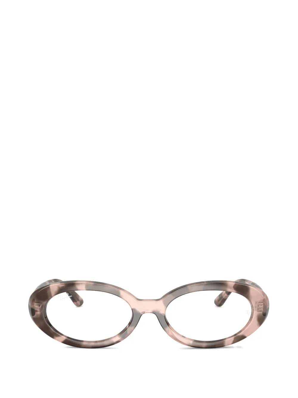 Ray-Ban oval-frame glasses - Toni neutri