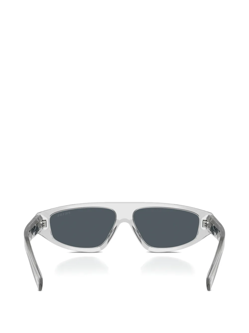 Prada Eyewear Zonnebril met rechthoekig montuur Grijs