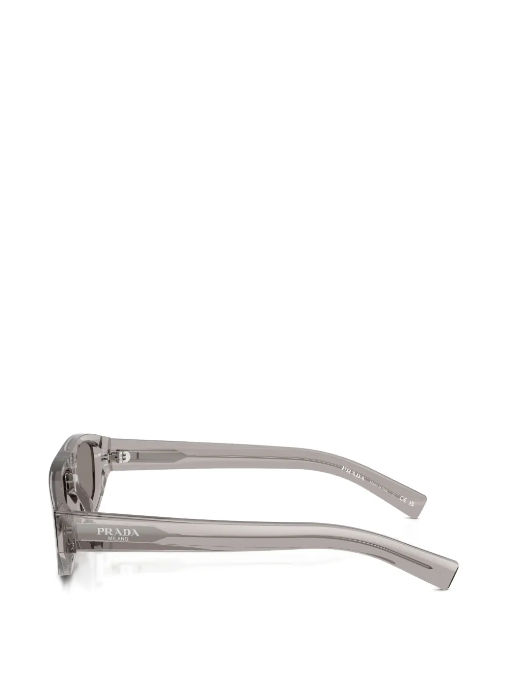 Prada Eyewear Zonnebril met geometrisch montuur Grijs