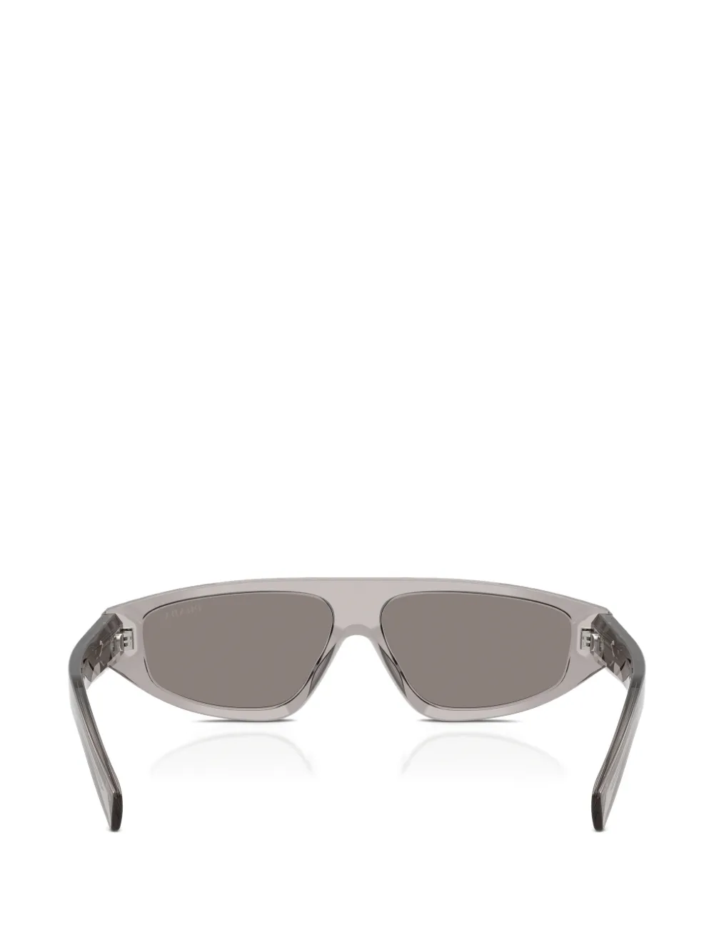 Prada Eyewear Zonnebril met geometrisch montuur Grijs