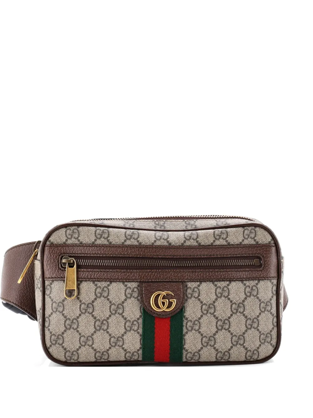 Gucci Pre-Owned Ophidia GG Coated Canvas Medium belt bag - Marrone