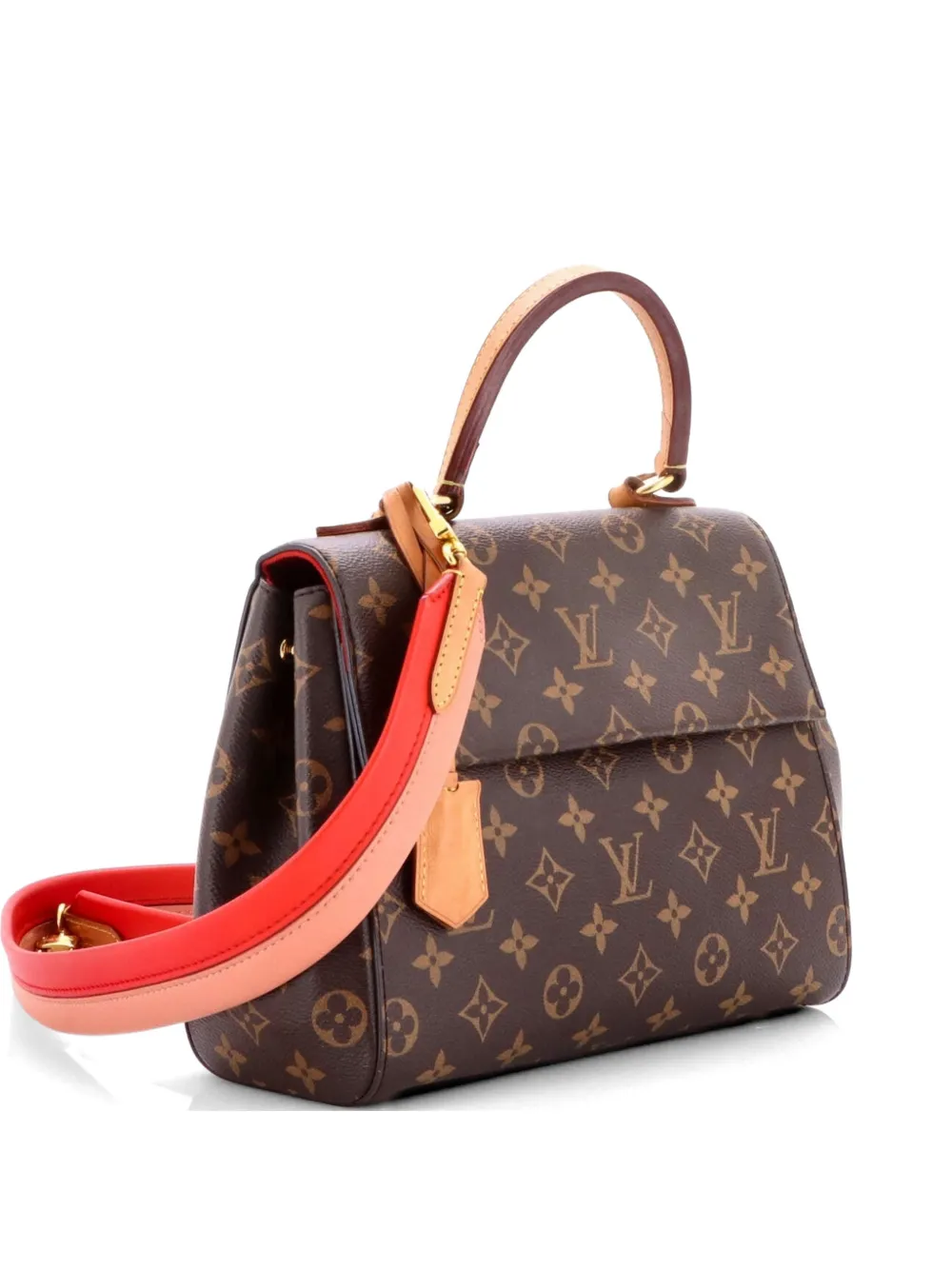 Louis Vuitton Pre-Owned Cluny Top Handle Bag Monogram Canvas BB satchel - Brown