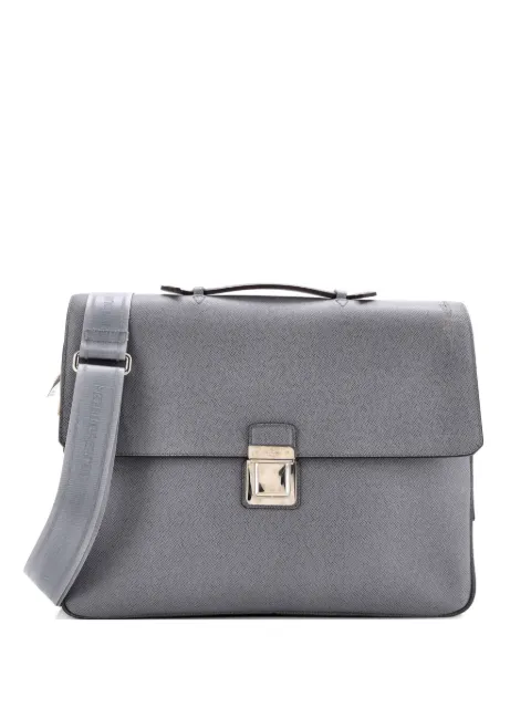 Louis Vuitton Pre-Owned Vassili Handbag Taiga Leather PM business bag