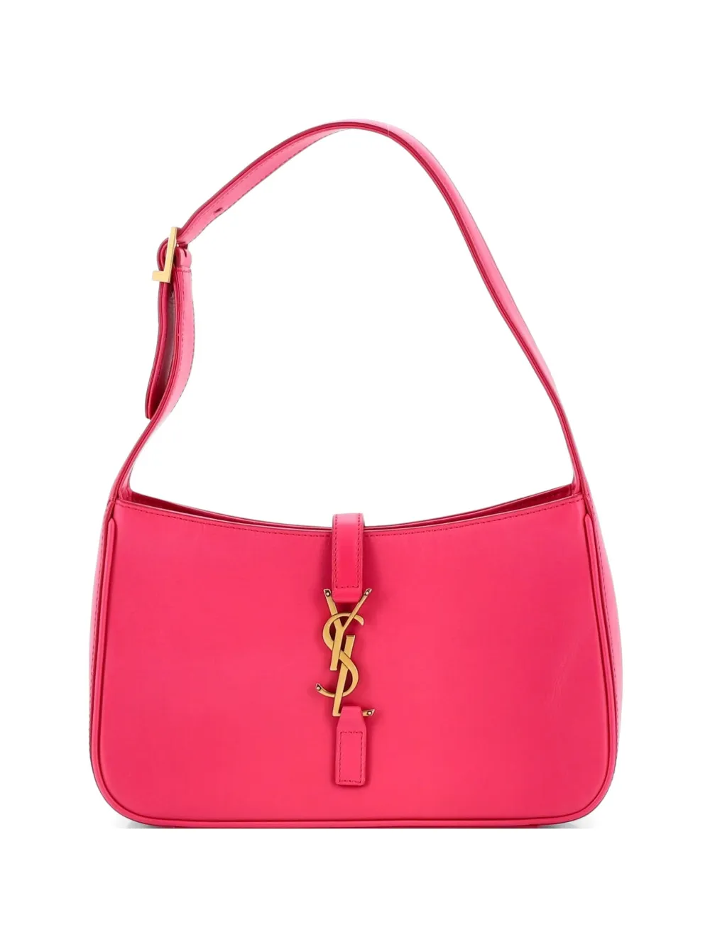 Saint Laurent Pre-Owned Le 5 a 7 Leather Small hobo bag - Rosa