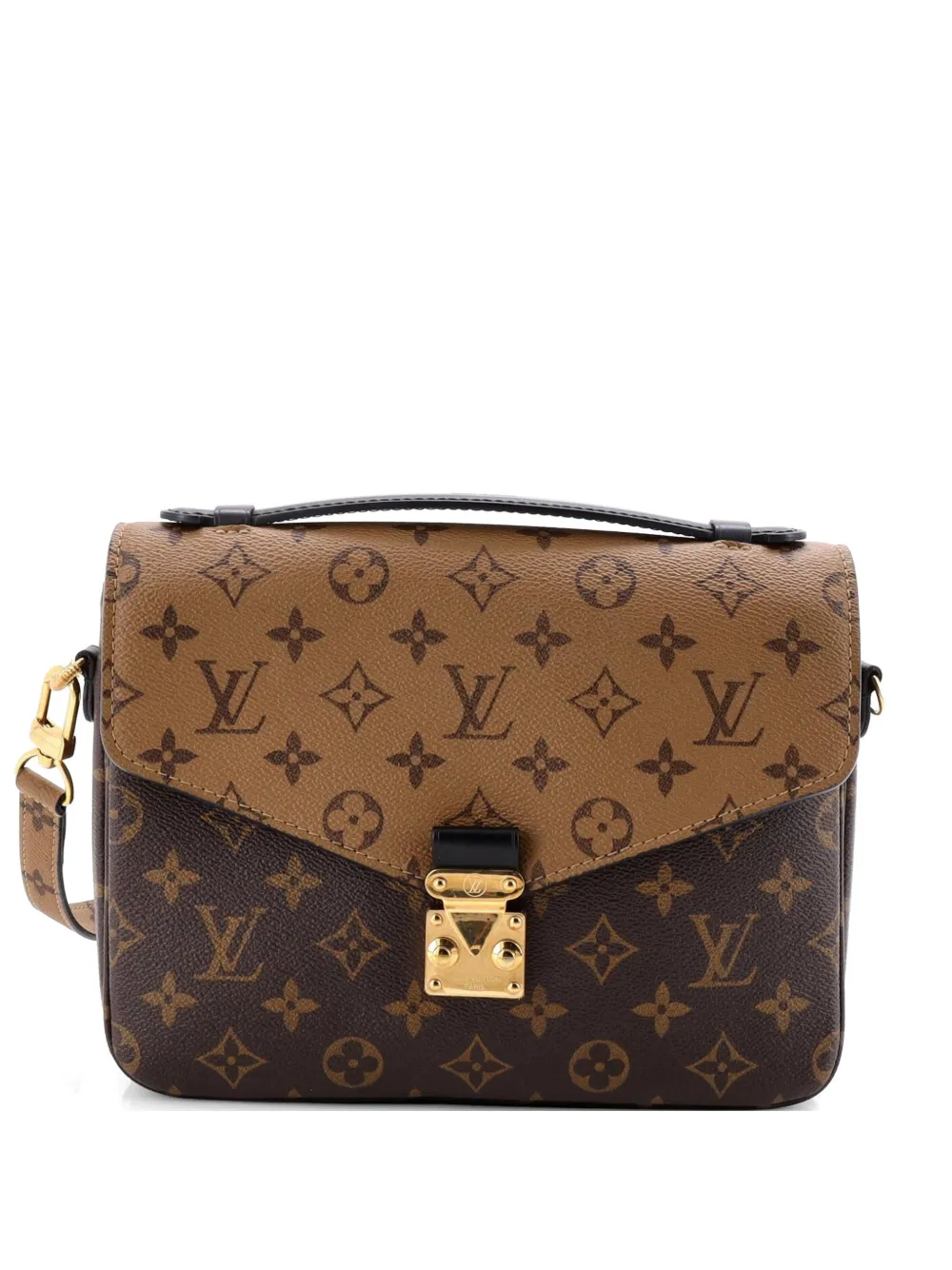 Louis Vuitton Pre-Owned Pochette Metis Reverse Monogram Canvas crossbody bag - Marrone