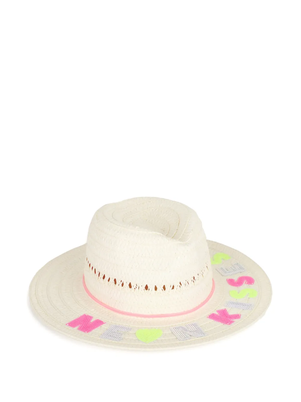 Billieblush sequin-embellished hat - Toni neutri