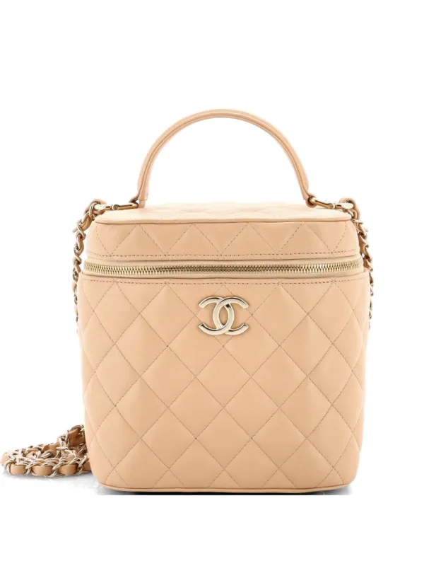 CHANEL Pre-Owned ココマーク トップハンドル バニティケースウィズ 