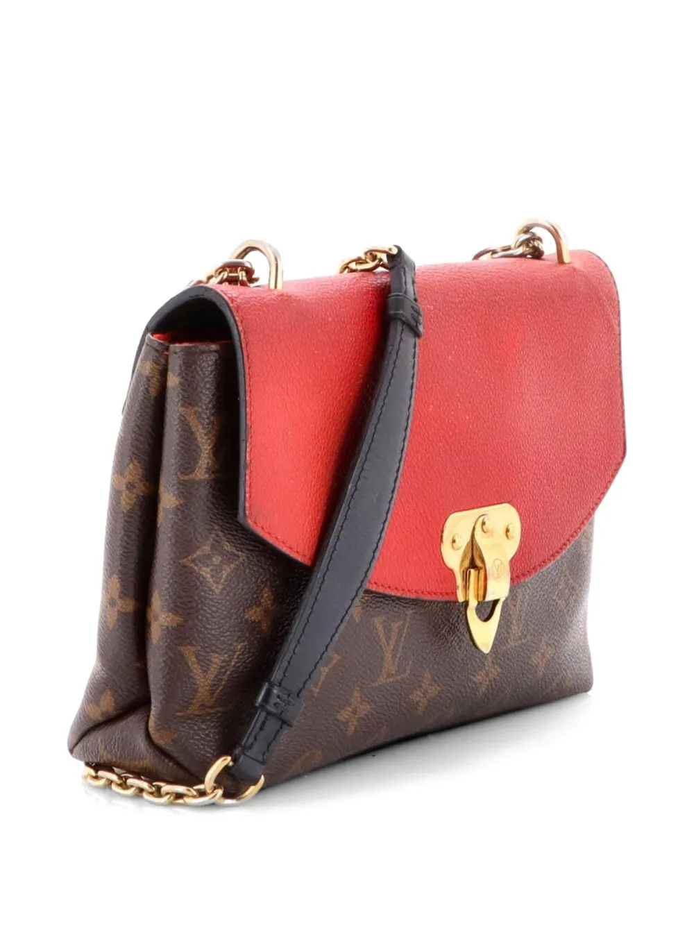 Louis Vuitton Pre-Owned Saint Placide Handbag Monogram Canvas and Leather shoulder bag - Brown