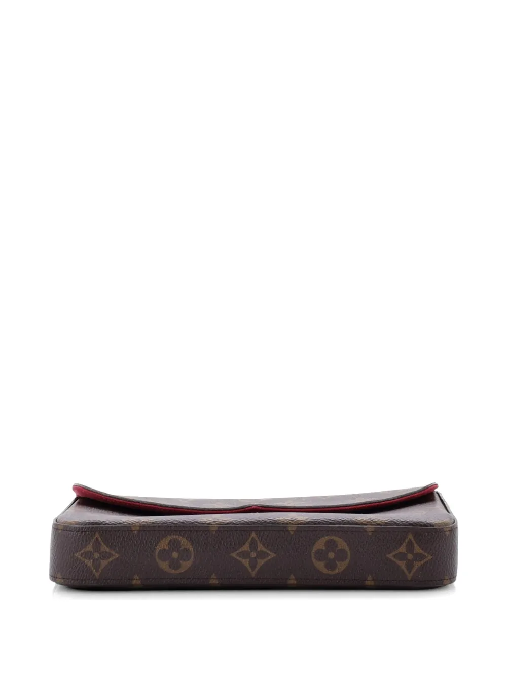 Louis Vuitton Pre-owned Felicie Pochette Monogram Canvas Crossbody Bag in Brown, view 4