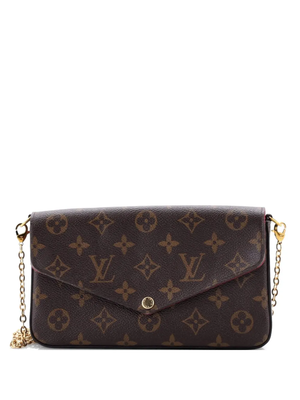 Louis Vuitton Pre-Owned Felicie Pochette Monogram Canvas crossbody bag - Marrone