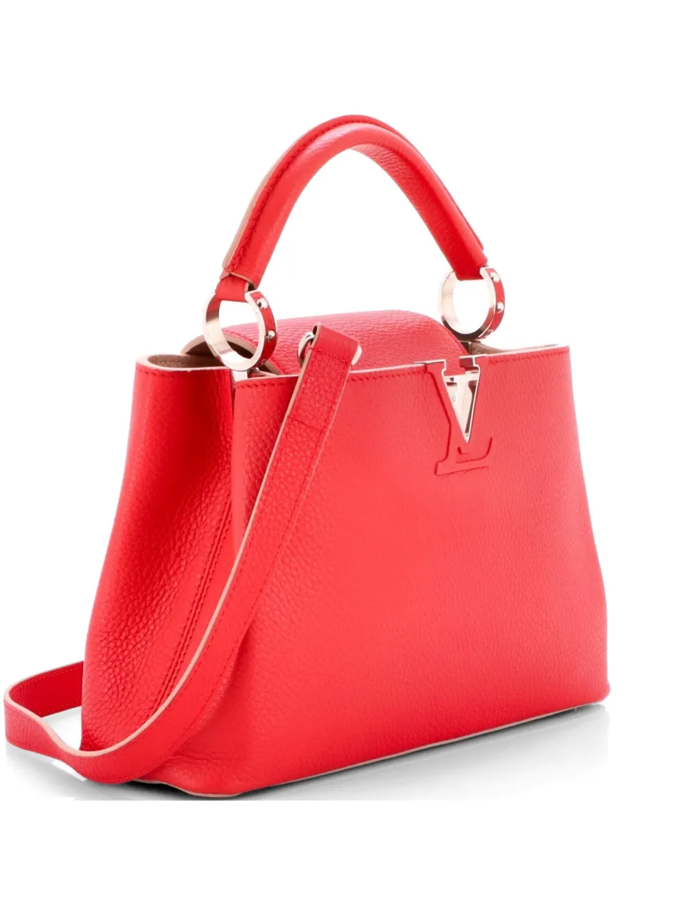 Louis Vuitton Pre-Owned Capucines Bag Leather BB satchel - Rosso