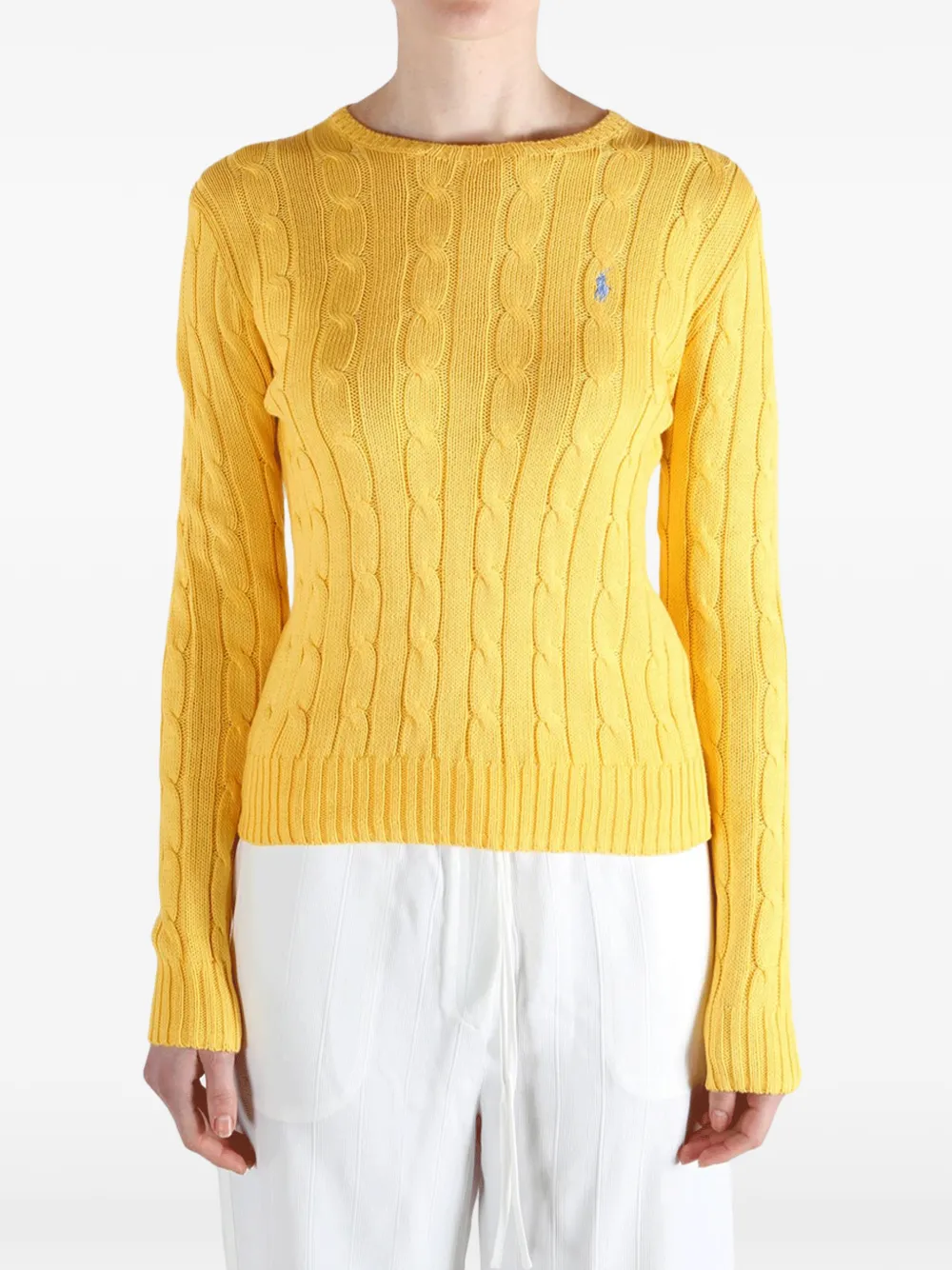 Polo Ralph Lauren Kabelgebreide trui Geel