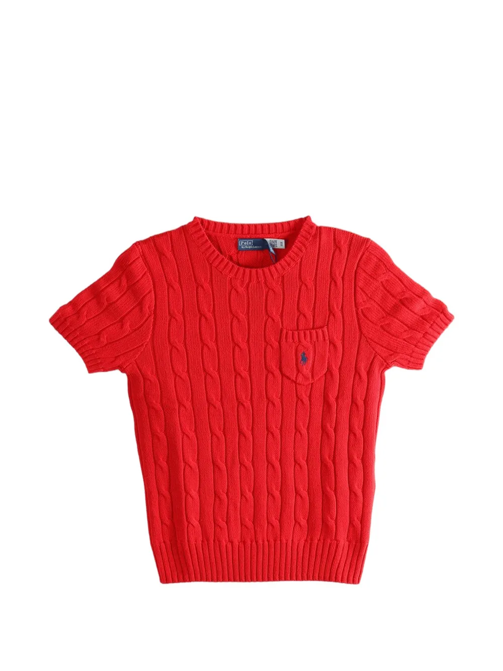Polo Ralph Lauren cable-knit pocket sweater - Rosso