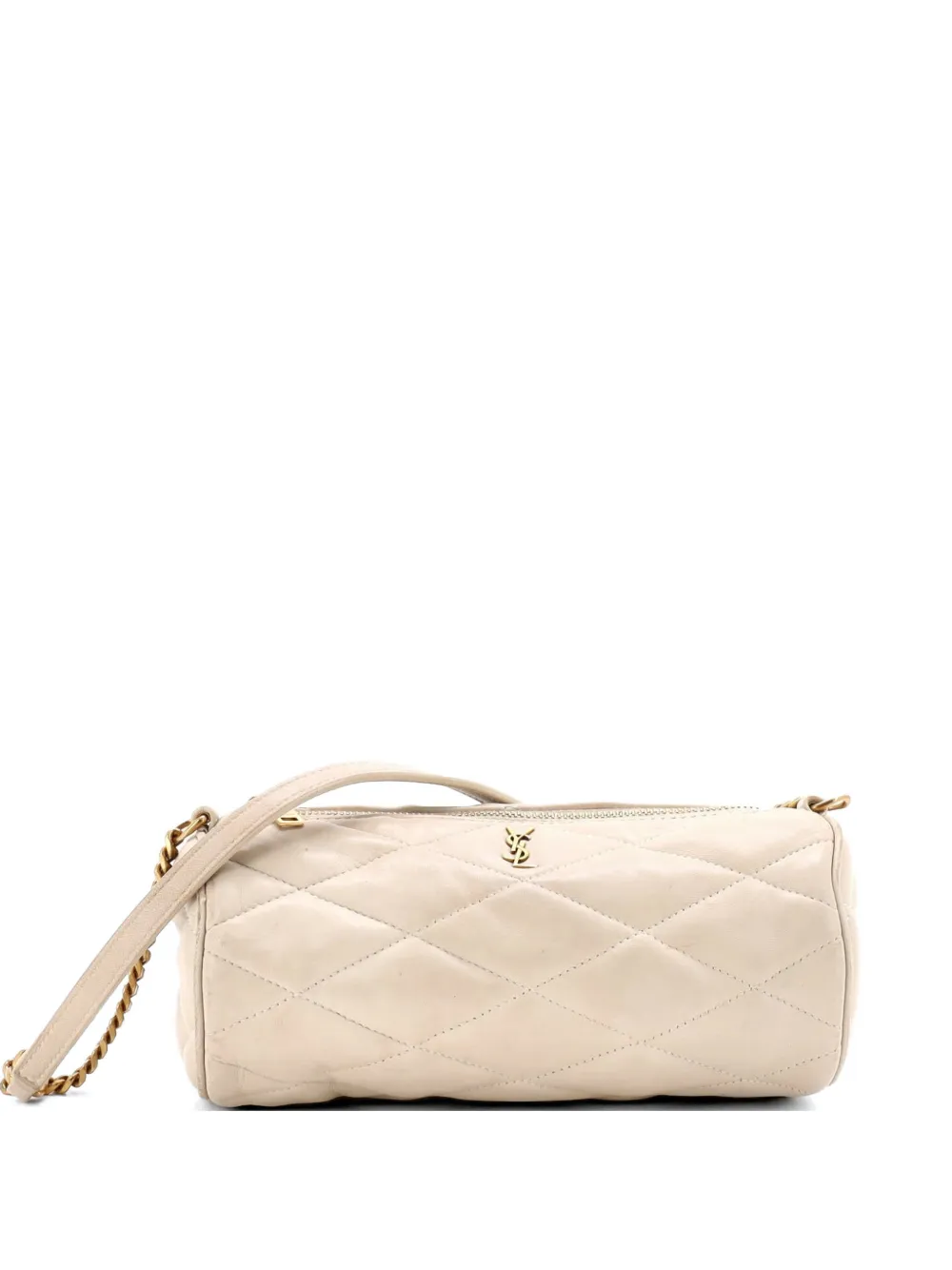 Saint Laurent Pre-Owned Sade Tube Bag Quilted Leather Mini shoulder bag - Bianco