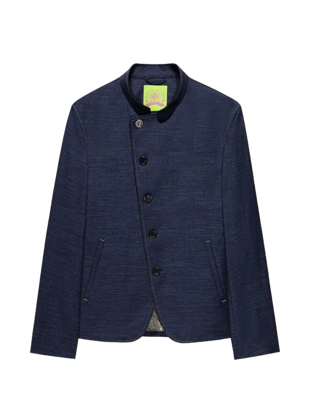 Shanghai Tang mandarin-collar jacket - Blau