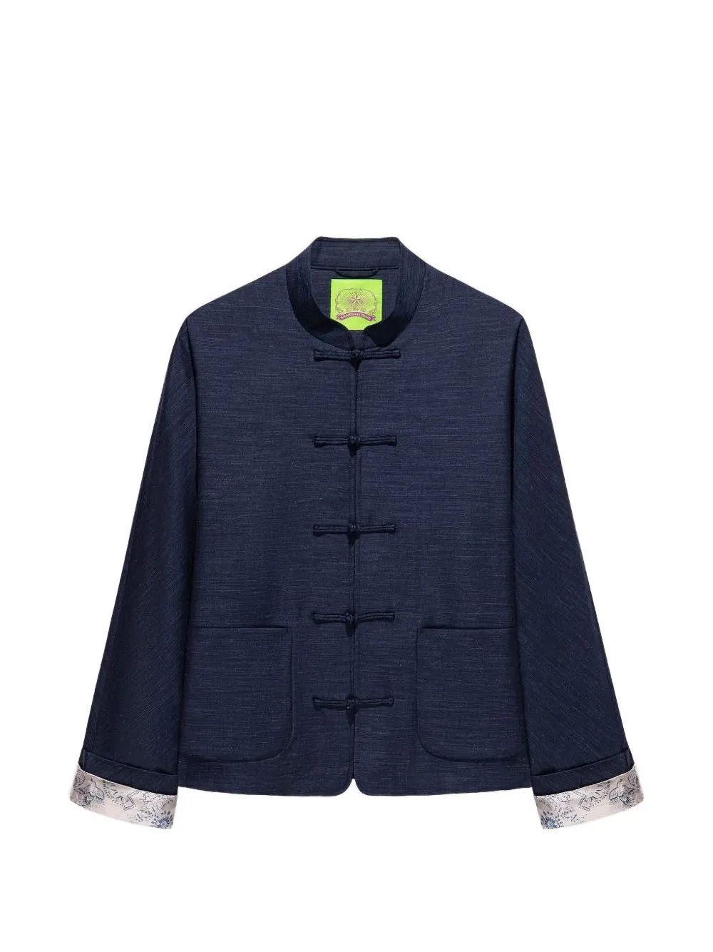 Shanghai Tang frog-button Jacket | Blue | FARFETCH