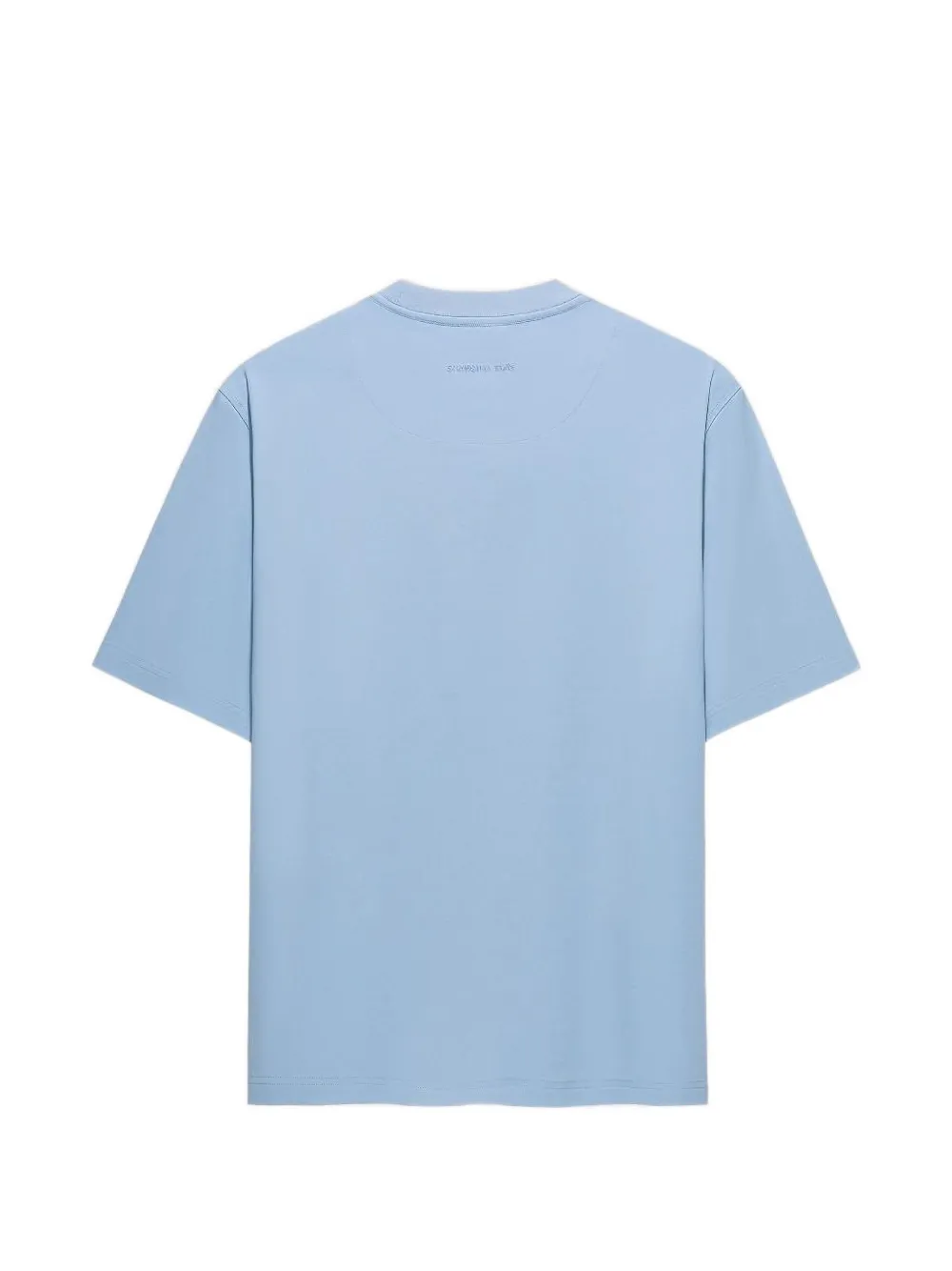Shanghai Tang T-shirt met geborduurd logo Blauw