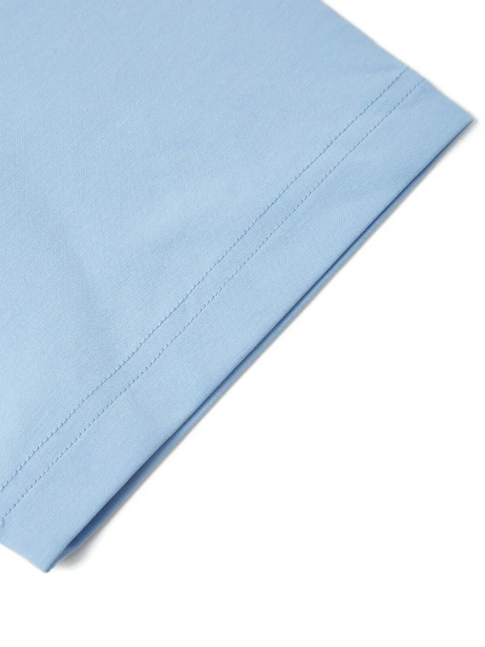 Shanghai Tang T-shirt met geborduurd logo Blauw