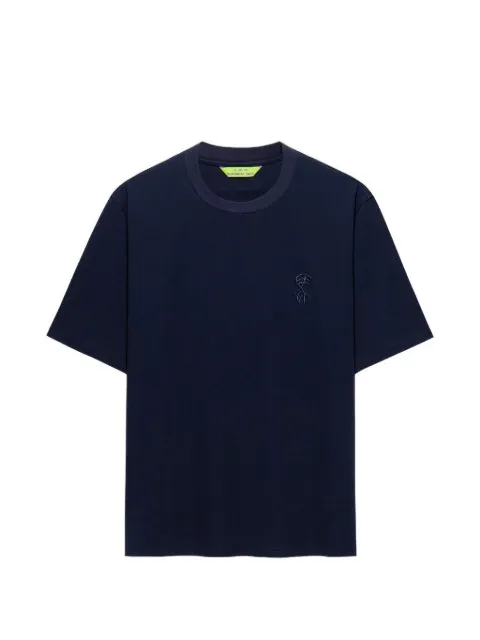 Shanghai Tang playera con logo bordado
