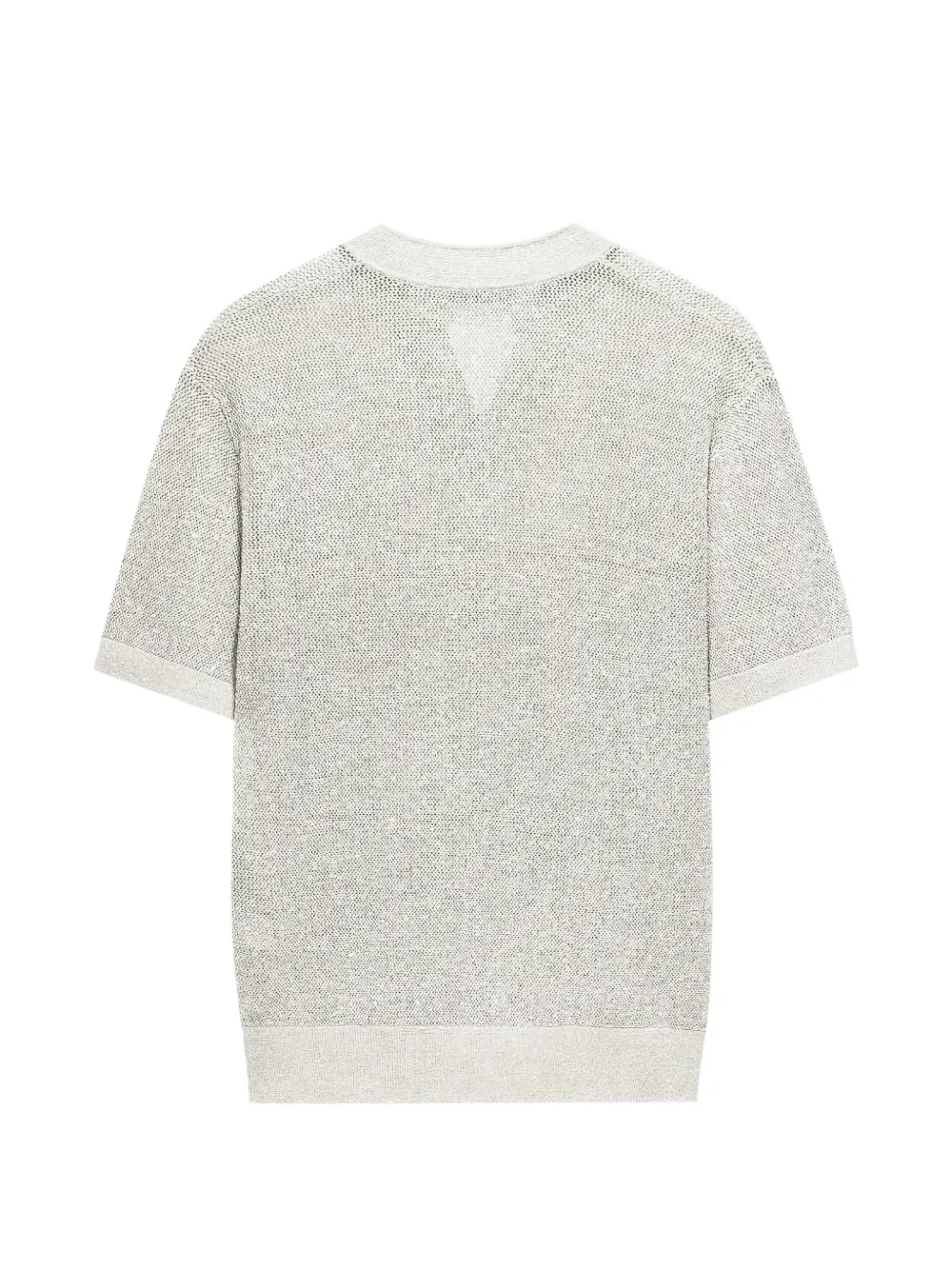  Shanghai Tang V-neck T-shirt - Neutrals 
