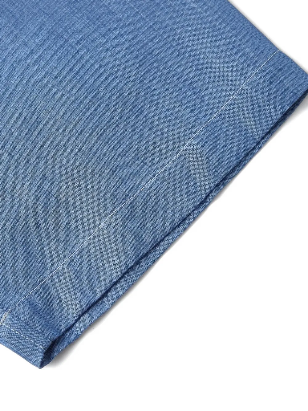 Shanghai Tang overhemd met korte mouwen Blauw