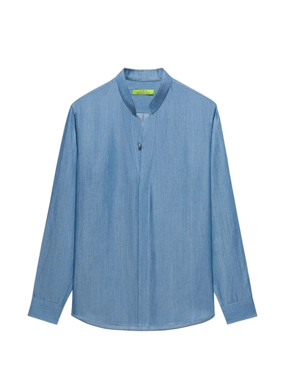 Shanghai Tang mandarin-collar shirt - Blau