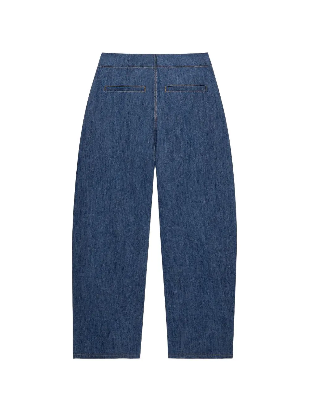  Shanghai Tang Contrast-stitch Jeans - Blue 