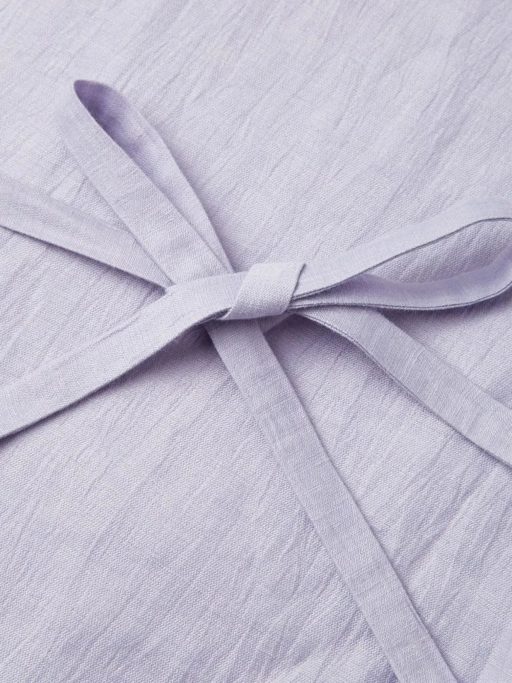 Shanghai Tang blouse met strikdetail Paars