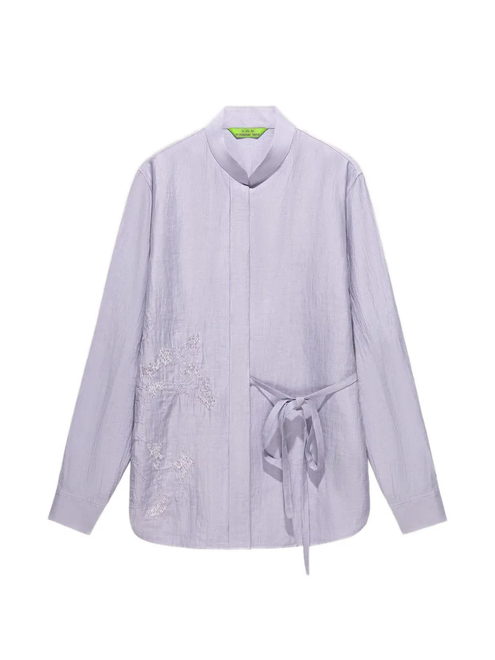 Shanghai Tang tie-detail shirt - Viola