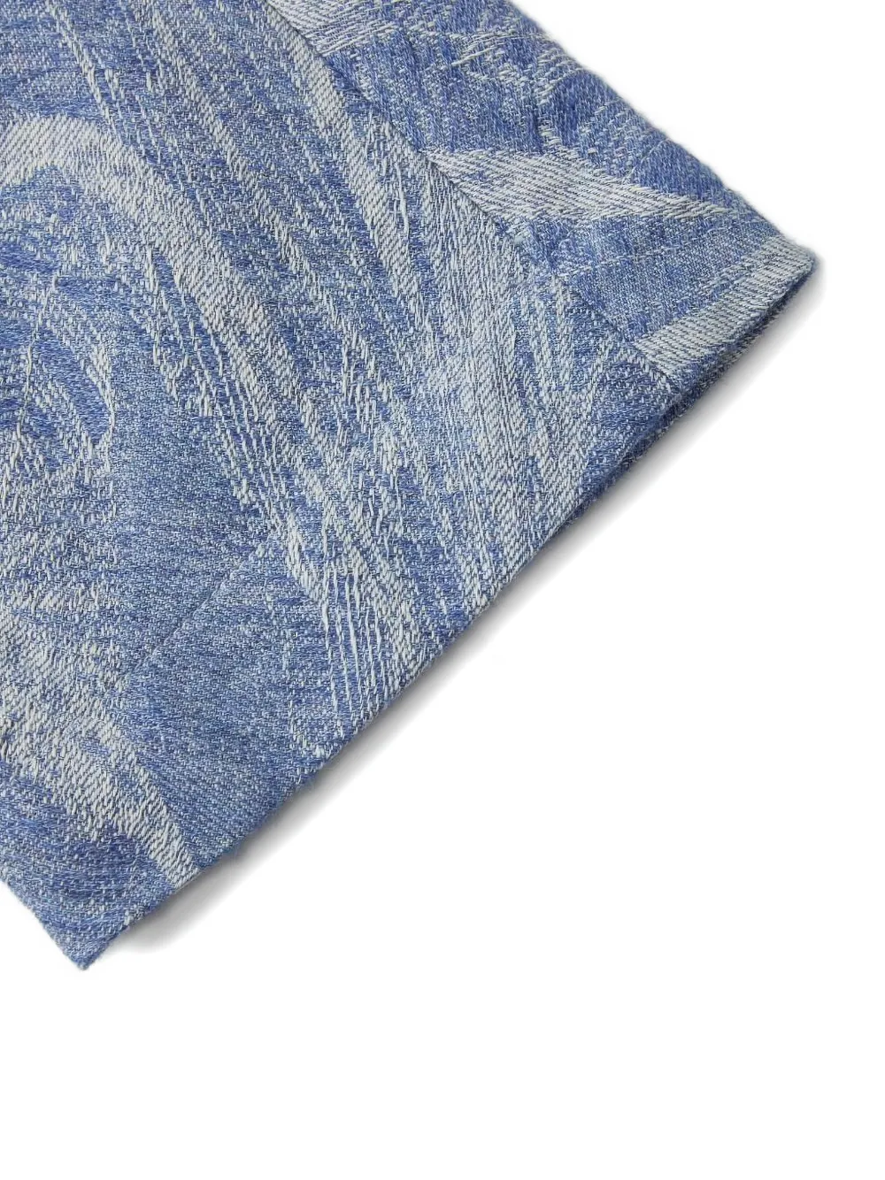 Shanghai Tang Shirtjack met bloemenprint Blauw