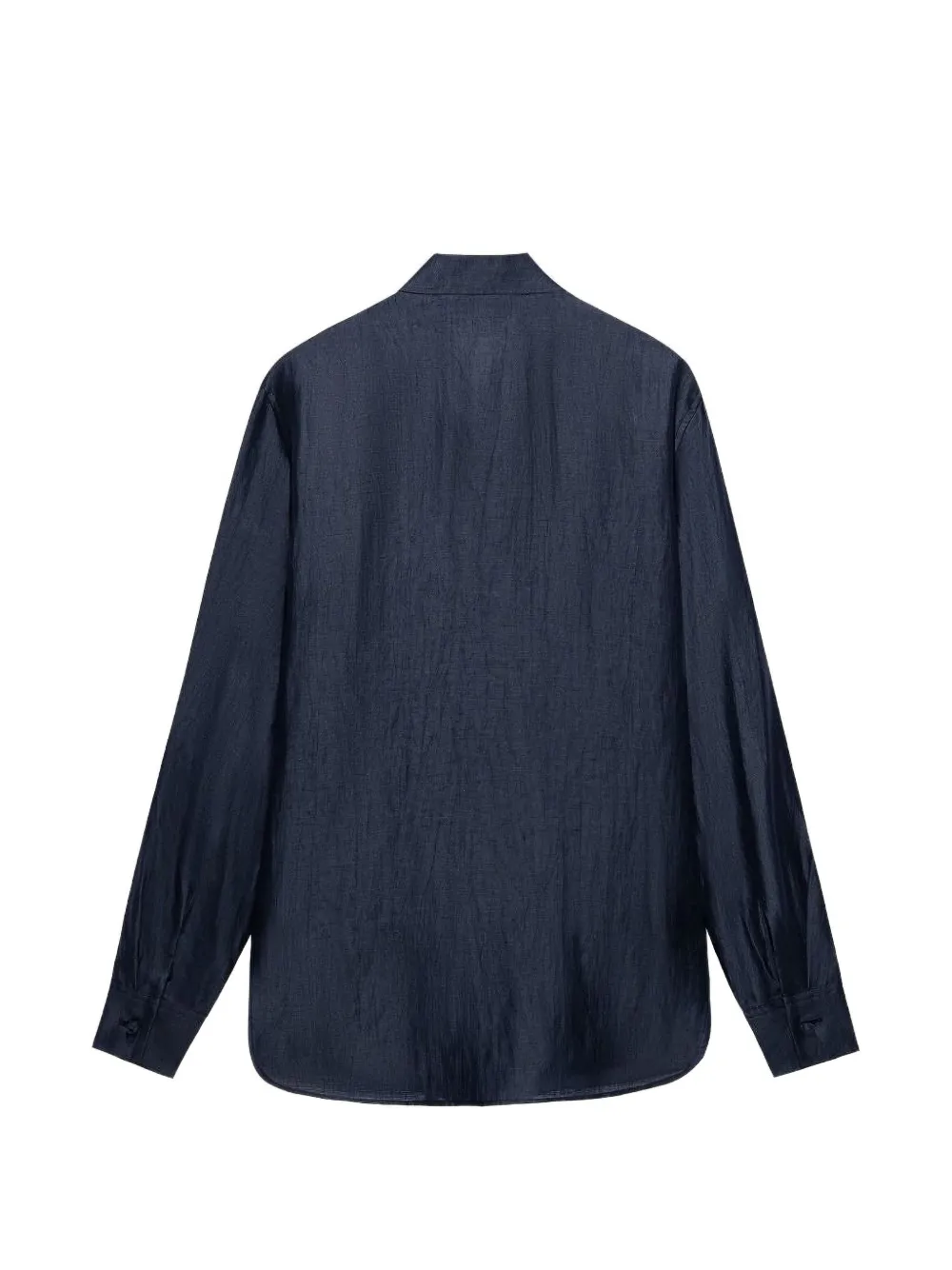 Shanghai Tang blouse met strikdetail Blauw