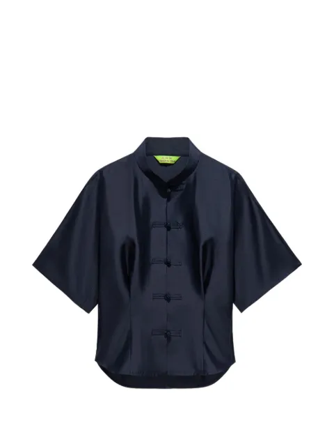 Shanghai Tang mandarin-collar blouse