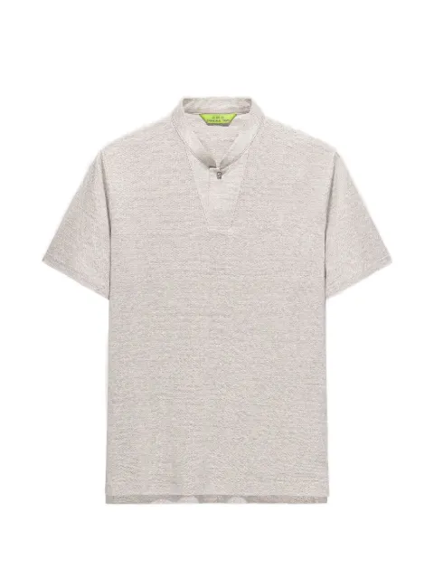 Shanghai Tang Poloshirt mit Mandarinkragen