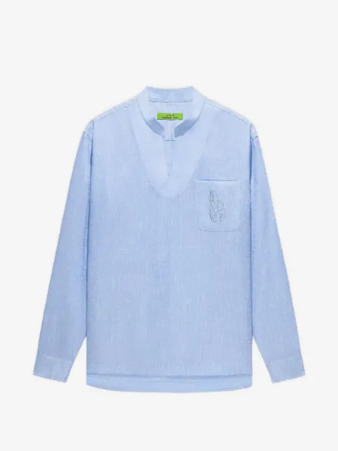 Shanghai Tang V-neck shirt