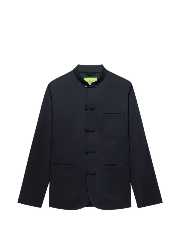 Shanghai Tang chest-pocket Jacket | Blue | FARFETCH