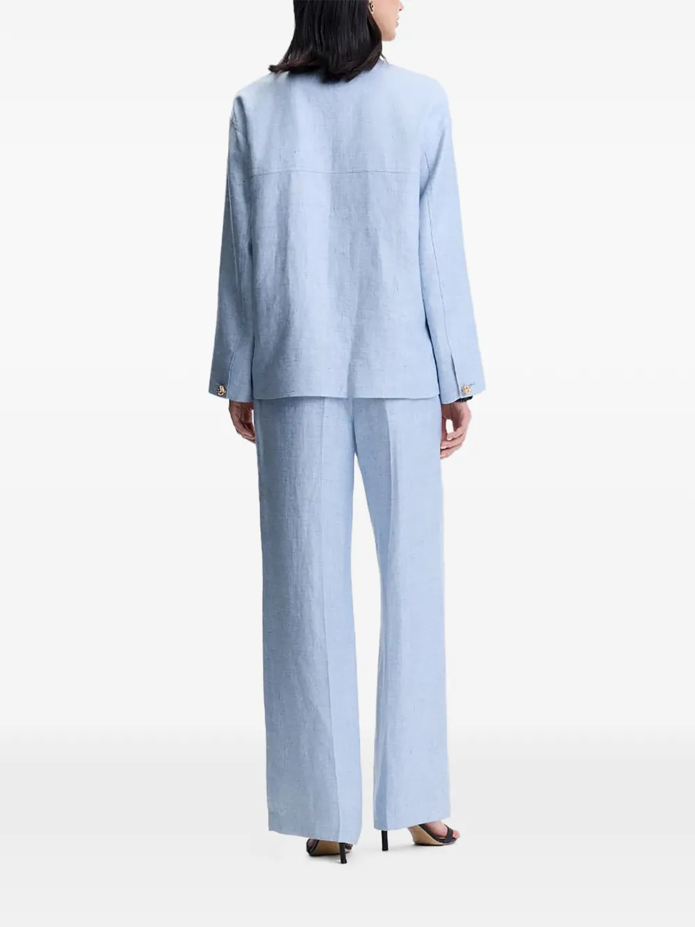 Shanghai Tang Plooibroek Blauw