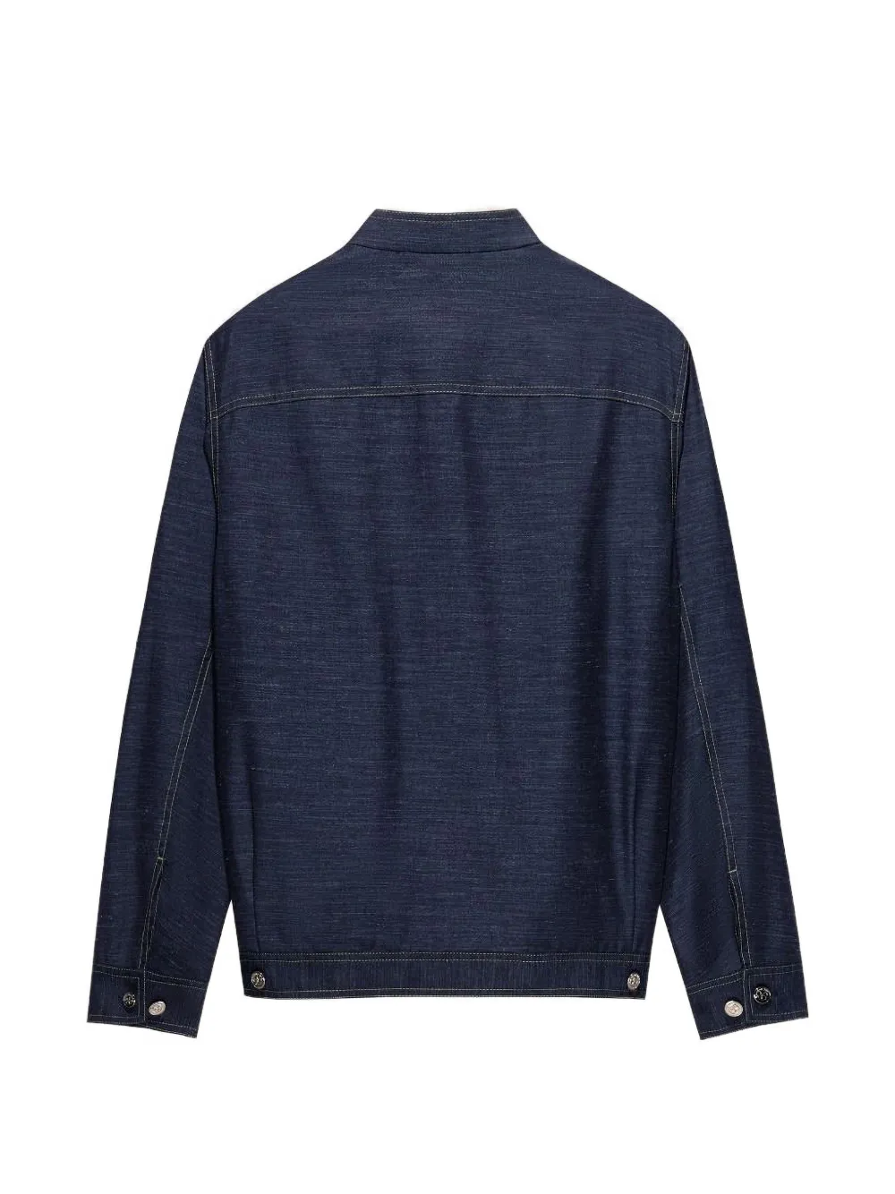  Shanghai Tang Button-up Denim Jacket - Blue 